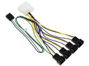 ainex アイネックス ファンPWM信号4分岐ケーブル 10cm CA-864PSA(2)