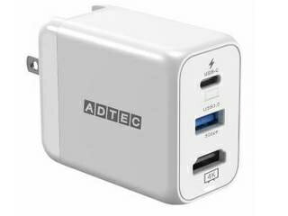 ADTEC アドテック PD充電器 34W対応 HDMI搭載 Type-C ケーブル付属 ホワイト APD-V034ACH-WH ADTEC アドテック PD充電器 34W対応 HDMI搭載 Type-C ケーブル付属 ホワイト APD-V034ACH-WH
