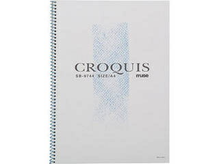 Sketchbook - ARTEC 【10個セット】 ARTEC Mu クロッキー用紙 A4 SB-9744 ブルー ATC140703X10