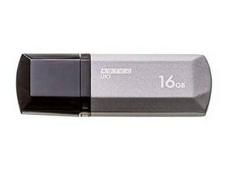 ADTEC アドテック キャップ式USB2.0メモリ 16GB ミッドナイトシルバー AD-UKTMS16G-U2