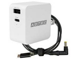 ADTEC ɥƥå PD3.0 Ŵ 65Wб ѥʥ˥å֥륻å ۥ磻 APD-A065AC-wP3-WH