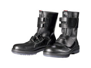安全靴 長編上靴 マジック式 ゴム二層底 黒 R254280 28.0cm ドンケル