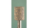 【特長】研磨作業に適したゴム砥石です。　弾性効果により、スクラッチが入りにくく、均一な研削面が得られます。【用途】セラミックス、ガラス、工具鋼、合金鋼、一般鋼、ステンレス、アルミニウム、銅に。【仕様】粒度(#):120　WAミディアム外径(mm):15幅(mm):20軸径(mm):6.0最高使用回転数(rpm):15000全長(mm):57.0粒度:WA　ミディアム#120適合素材:セラミックス、ガラス、工具鋼、合金鋼、一般鋼、ステンレス、アルミニウム、銅 商品情報 質量91(g)原産国日本 DB4412