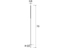 MINITOR/ミニター Minimo/ミニモ 電着ダイヤモンドワイヤ#180 Φ0.8 FD3502(4)