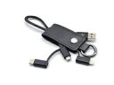 {gXgeNmW[ Keycase Cable 3in1 Black KC3IN1-BK