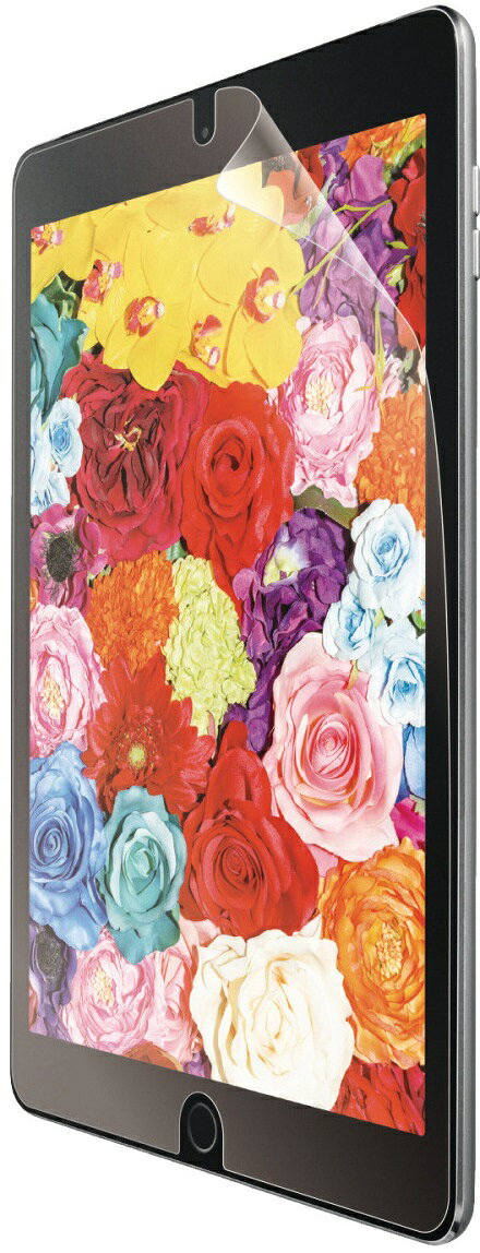 ELECOM ���쥳�� 10.2�����iPad�ѱվ��ݸ�ե���������/�ɻ���/ȿ���ɻ� TB-A19RFLFAHD