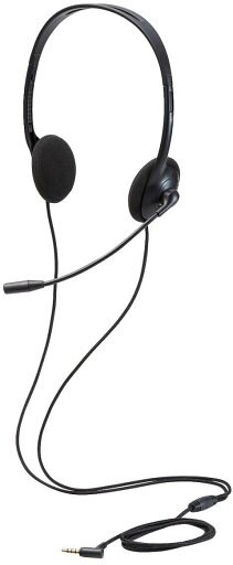 ELECOM エレコム 子ども専用ヘッドセット/回転式マイクアーム付き/軽量/両耳/4極Φ3.5mm/ブラック HS-KD03TBK ELECOM エレコム 子ども専用ヘッドセット/回転式マイクアーム付き/軽量/両耳/4極Φ3.5mm/ブラック HS-KD03TBK