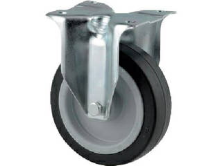 TENTE/テンテキャスター プレート式キャスター ALPHA (ゴム車) φ160 固定式 3478UER160P63