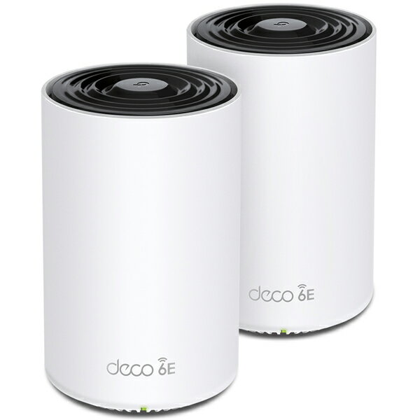 TP-Link ティーピーリンク Wi-Fi 6E対応 AIメッシュ 2402+2402+574Mbps 6GHz対応トライバンド 3年保証 Deco XE75 2P 単品購入のみ可（同一商品であれば複数購入可） クレジットカード決済 代金引換決済のみ