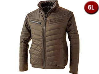 chusan/中国産業 シレーアルミブルゾン 6Lサイズ Dブラウン 9249-69-6L