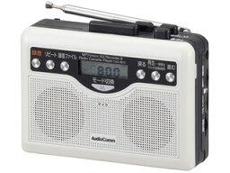 OHM オーム電機 CAS-381Z　AudioComm デジタル録音ラジオカセット　07-9886