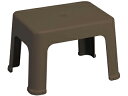 KOHARA 小原産業 プラステップ 一体型踏み台 耐荷重100kg ブラウン 高さ22cm ST-345