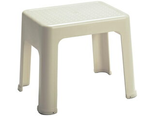 KOHARA 小原産業 プラステップ 一体型踏み台 耐荷重100kg アイボリー 高さ39cm ST-302