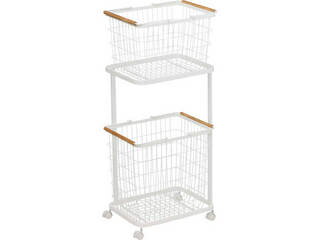 YAMAZAKI 山崎実業 ランドリーワゴン　バスケット 3300