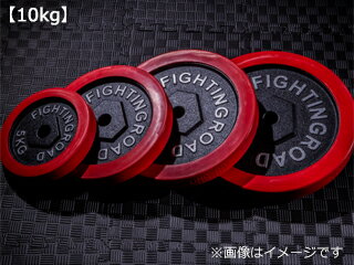 ファイティングロード FIGHTING ROAD 【代引不可】高品質マットプレート ラバータイプ 10kg 841FR20CM5617 直送のため他の商品と同時注文不可（単品購入のみ可） ※納期2週間ほどかかる場合がございます。