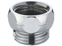 SANEI 三栄 カップリングアダプタ ねじサイズW20山14 高さ18.5mm PT350-1