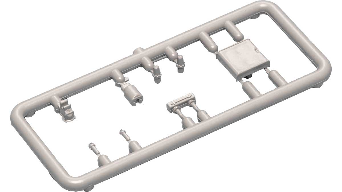 GREENMAX グリーンマックス 1列ジャンパ栓・アンテナ・大型ベンチレーター 97-2