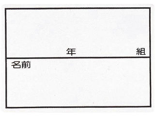 FOOTMARK フットマーク 水泳 ストレッチネーム大(枠入り・年組つき) 101267L