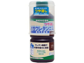 Washin 和信ペイント 水性ウレタンニスつや消エボニー300 #800347