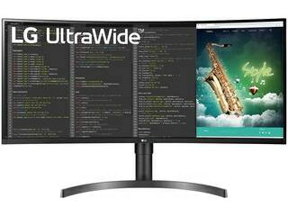 LG Electronics Japan VAパネル WQHD対応35型曲面ウルトラワイド液晶ディスプレイ 3年保証 Type-C PD90W 35WN75CN-B 単品購入のみ可（同一商品であれば複数購入可） クレジットカード決済 代金引換決済のみ