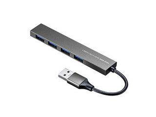 USB-3H423SNX5●超スリムで持ち運びに便利なUSB3.2 Gen1 4ポートUSBハブです。●高級感のあるアルミボディです。●USB3.2 Gen1(USB3.1/3.0)のスーパースピードモード(5Gbps・規格値)に対応しています。●コンパクトで持ち運びに便利なサイズです。【ご購入前にご確認ください】※本製品の最大転送速度はUSB3.2 Gen1(5Gbps)[理論値]になります。※本製品はUSB3.2 Gen1に対応しておりますがUSB3.2 Gen1の理論値(5Gbps)の転送速度を保証するものではありません。※本製品のUSB AポートにはUSB2.0/1.1規格の機器を接続できますが、転送速度はUSB2.0/1.1の転送速度になります。※本製品はUSBハブですが全てのUSB機器に接続、動作を保証できるものではありません。※USB3.2 Gen2には対応していません。※USB3.2 Gen1はUSB-IF(USB Implementers Forum )によりUSB3.1・3.0が名称変更されたもので同じ規格です■インターフェース規格:USB仕様 Ver3.2 Gen1(USB3.1/3.0)準拠(USB Ver2.0/1.1上位互換)※USB3.2 Gen1はUSB-IF(USB Implementers Forum )によりUSB3.1/3.0が名称変更されたもので同じ規格です。■通信速度:5Gbps, 480Mbps, 12Mbps, 1.5Mbps(理論値)■コネクタ形状(ダウンストリーム):USB3.2 Gen1(USB3.1/3.0)Aコネクタ メス×4■コネクタ形状(アップストリーム):USB3.2 Gen1(3.1/3.0)Aコネクタ オス■コネクタ形状(PC接続側):USB Type-A■電源:バスパワー■供給電流:830mA最大(全ポート合計)※接続する機器の消費電流が本製品の供給電流を超える場合、バスパワーで正常に動作しない場合があります。■ポート数(合計):4ポート■対応OS ChromeOS:ChromeOS※ChromeOSの対応は弊社WEB対応表をご覧ください。■対応OS mac:macOS(BigSur) 11、macOS 10.12〜10.15、OS X 10.10・10.11■対応OS Windows:11, 10, 8.1, 8, 7■対応機種:Windows搭載(DOS/V)パソコン、Apple Macシリーズ※USBポートを持ち、パソコン本体メーカーがUSBポートの動作を保証している機種。※USB3.2 Gen1の環境で動作させるためにはパソコン本体にUSB3.2 Gen1ポートが必要です。※パソコン・USB機器により対応できないものもあります。■ケーブル長:0.06mUSB3H423SNX5　