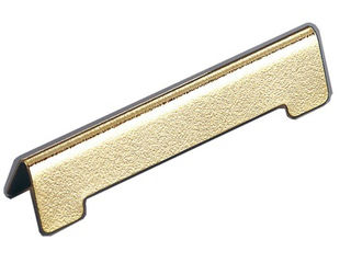 18－8ルーフ型ナイフ＆フォークレスト／梨地　金仕上げ