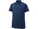 ミズノ mizuno ポロシャツ ユニセックス 2XL (ドレスネイビー) 32MA9670-14