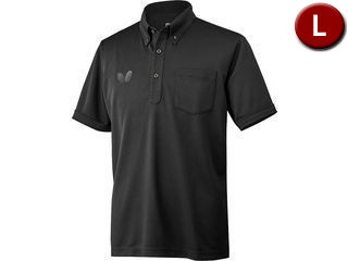 バタフライ Butterfly 男女兼用 BO・ポロシャツ L ブラック 45920