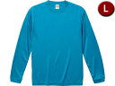 United Athle/ユナイテッドアスレ 4.7オンス ドライシルキータッチ ロングスリーブ Tシャツ Lサイズ (ターコイズブルー)
