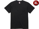 United Athle/ユナイテッドアスレ 5.6オンス ハイクオリティー Tシャツ(ポケット付) XLサイズ (ブラック) 500601-2(4)