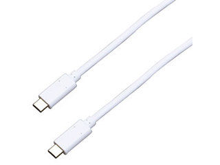 BAUT 【5個セット】BAUT Type-C/Type-CケーブルUSB3.1Gen2 3A1mWH BUSCC3130100WX5