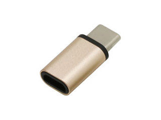 BAUT 【5個セット】BAUT Type-C/micro変換コネクタ USB2.0 3A GD BCCMC30GDX5