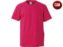 United Athle/ユナイテッドアスレ 5.6オンスTシャツ(ガールズ) G-Mサイズ (トロピカルピンク) CAB-500103C-511(4)