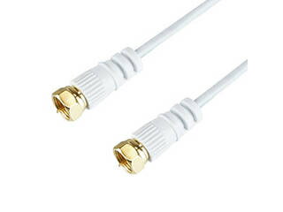 HORIC 5個セット HORIC 極細アンテナケーブル 3m ホワイト 両側ネジ式コネクタ AC30-483WHX5 HORIC 5個セット HORIC 極細アンテナケーブル 3m ホワイト 両側ネジ式コネクタ AC30-483WHX5