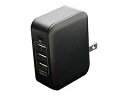 BAUT BAUT PD対応Type-C/3USBポートAC充電器30WK BAC1C3UPD30K(2)