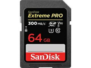 SanDisk/サンディスク 8K対応 UHS-II SDXCカード 64GB エクストリーム プロ SDSDXDK-064G-JNJIP SanDisk/サンディスク 8K対応 UHS-II SDXCカード 64GB エクストリーム プロ SDSDXDK-064G-JNJIP