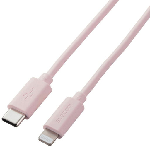 ELECOM エレコム USB-C to Lightningケーブル(スタンダード) 1.0m U2C-APCL10PN ピンク ELECOM エレコム USB-C to Lightningケーブル(スタンダード) 1.0m U2C-APCL10PN ピンク