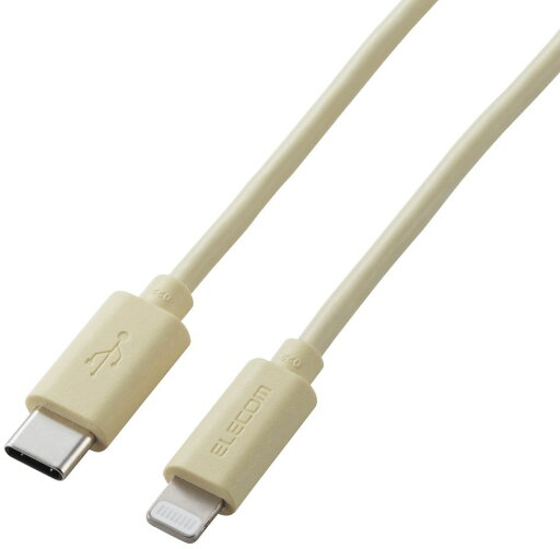 ELECOM エレコム USB-C to Lightningケーブル(スタンダード) 1.0m U2C-APCL10YL イエロー ELECOM エレコム USB-C to Lightningケーブル(スタンダード) 1.0m U2C-APCL10YL イエロー