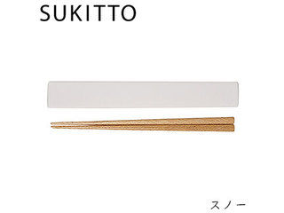 竹中 スキット　箸・箸箱セット スノー T-06638