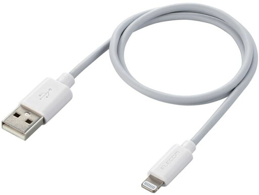 ELECOM エレコム スタンダードLightningケーブル 0.5m MPA-UAL05BK ホワイト ELECOM エレコム スタンダードLightningケーブル 0.5m MPA-UAL05BK ホワイト