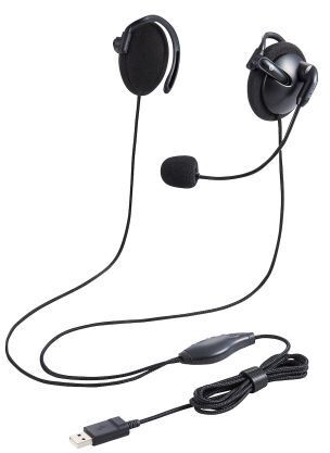 ELECOM エレコム 有線ヘッドセット/耳掛け型/USB/両耳/ブラック HS-EH02UBK ELECOM エレコム 有線ヘッドセット/耳掛け型/USB/両耳/ブラック HS-EH02UBK