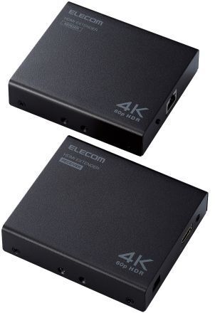 ELECOM エレコム 納期4月上旬 HDMIエクステンダー/PoE対応/4K VEX-HD4KP1001A 単品購入のみ可（同一商品であれば複数購入可） クレジットカード決済 代金引換決済のみ