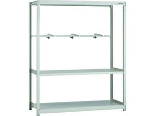 TRUSCO/トラスコ中山 【代引不可】M2型軽中量棚 860×600×H1800 3段 アーム1段 単体 M2-6363-A1