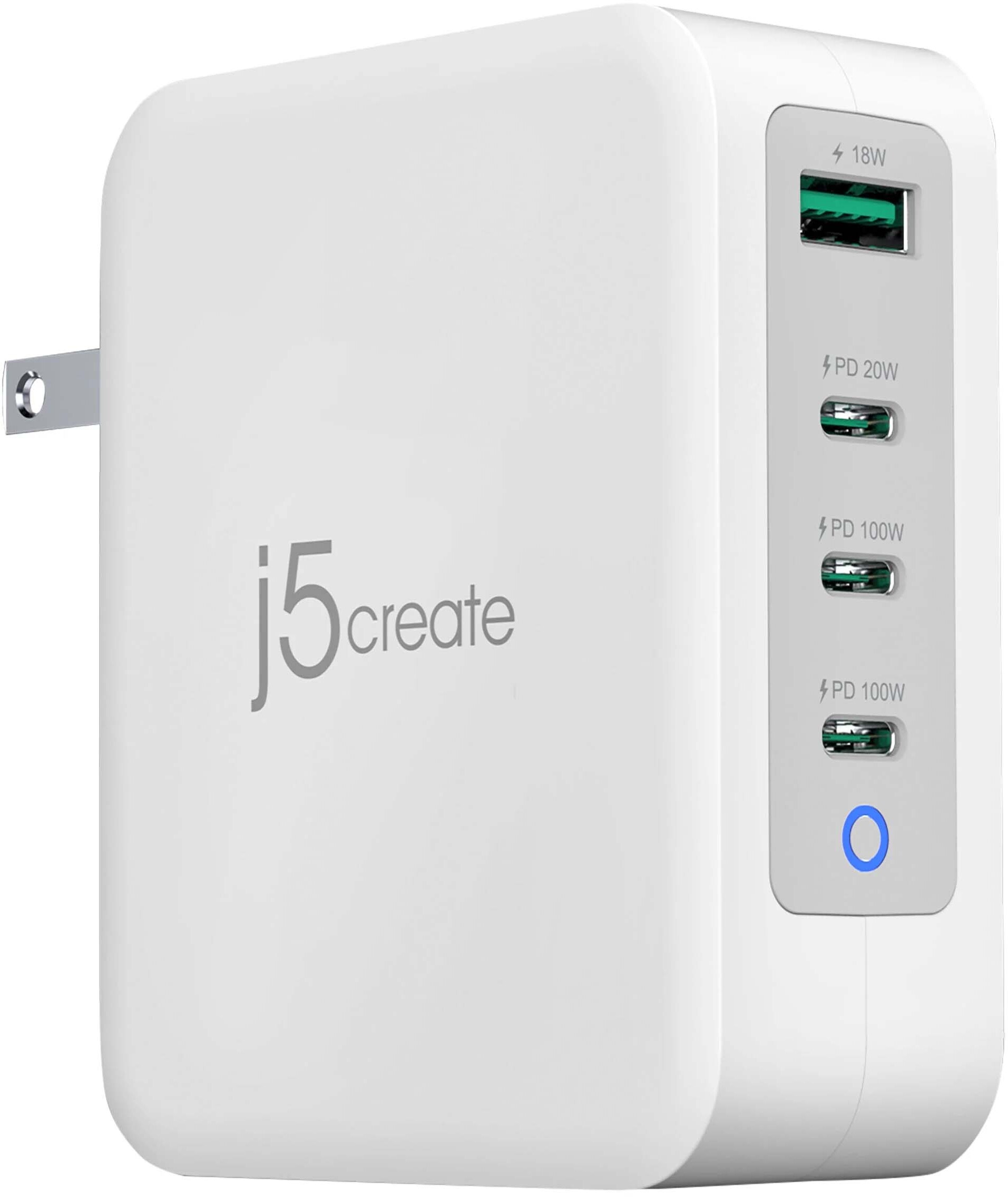 j5 create PD130W対応 GaN USB4ポート急速充電器 JUP43130