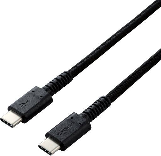 ELECOM エレコム スマホ・タブレット用USBケーブル/USB(C-C)/高耐久/PD対応/認証品/2.0m/ブラック MPA-CCS20PNBK ELECOM エレコム スマホ・タブレット用USBケーブル/USB(C-C)/高耐久/PD対応/認証品/2.0m/ブラック MPA-CCS20PNBK