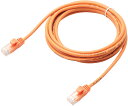 ELECOM エレコム CAT6準拠 Gigabit やわらかLANケーブル 3m オレンジ LD-GPY/DR3