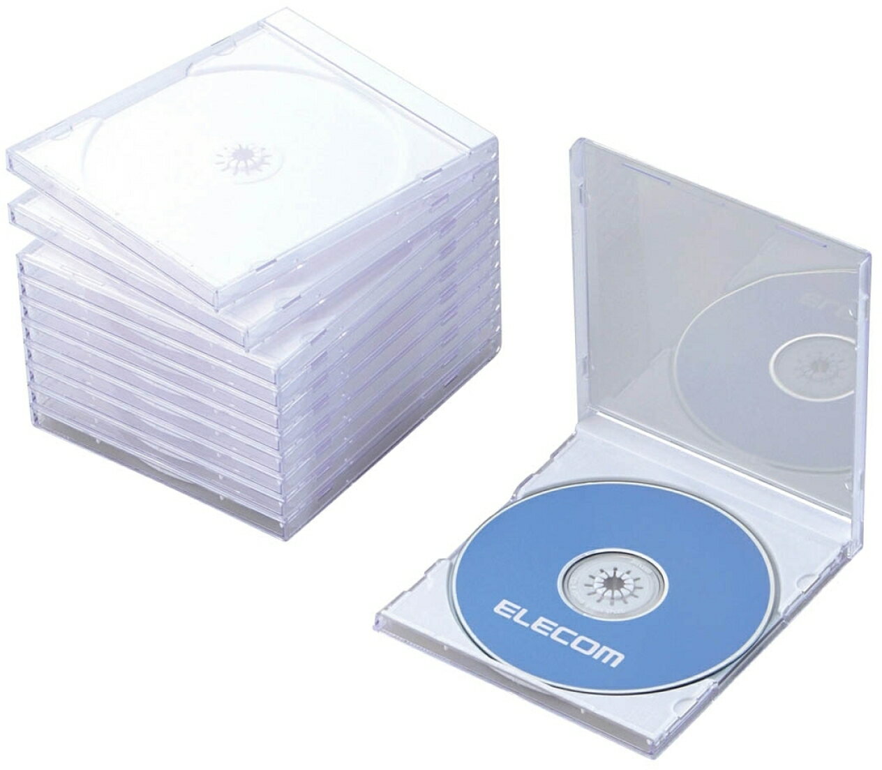 ELECOM エレコム Blu-ray/DVD/CDプラケー