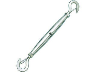 MIZUMOTO/水本機械製作所 ステンレス パイプターンバックル外れ止め付(フック&フック) 捻子径2分 B-1826