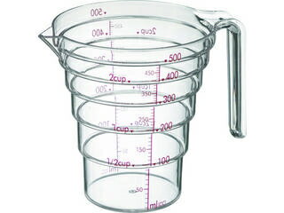 TRUSCO トラスコ中山 段々計量カップ500ML DD-500