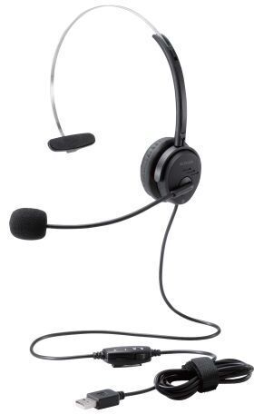 ELECOM エレコム オーバーヘッドタイプヘッドセット/片耳/USB/30mmドライバ/ブラック HS-HP29UBK ELECOM エレコム オーバーヘッドタイプヘッドセット/片耳/USB/30mmドライバ/ブラック HS-HP29UBK
